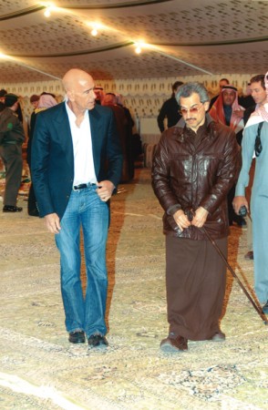 Barrack, Jr. with Prince of Saudi