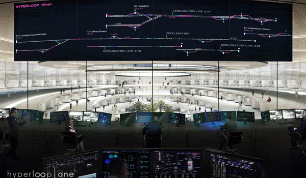 Hyperloop control station
