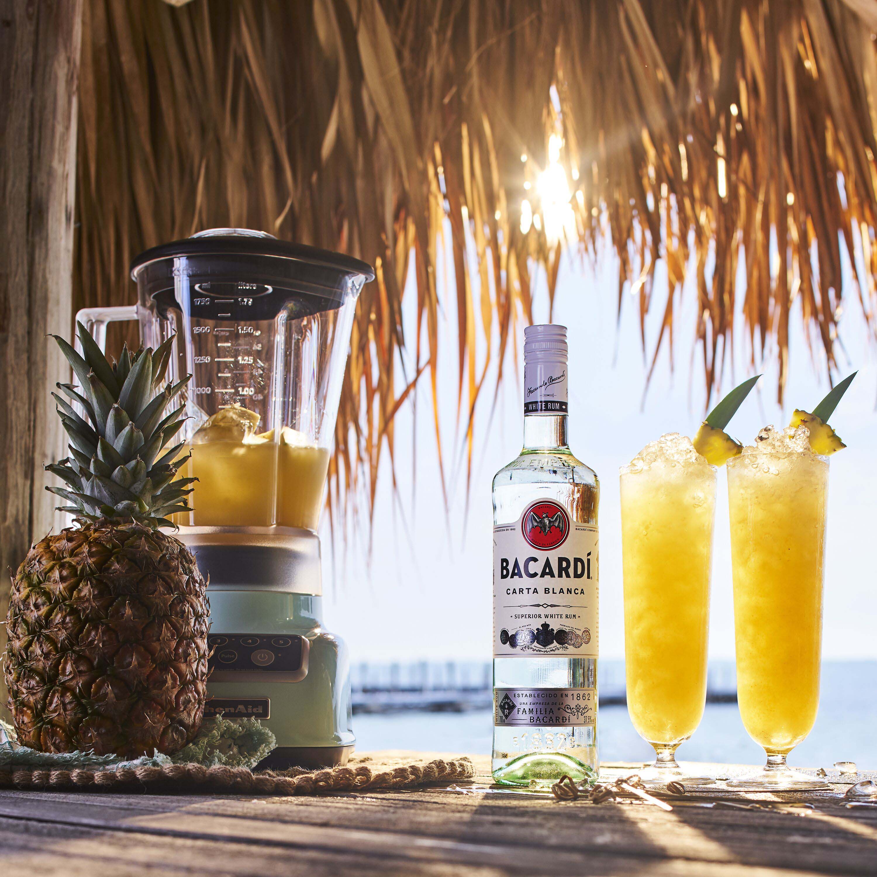 Bacardi Lifestyle Photo with Cocktails